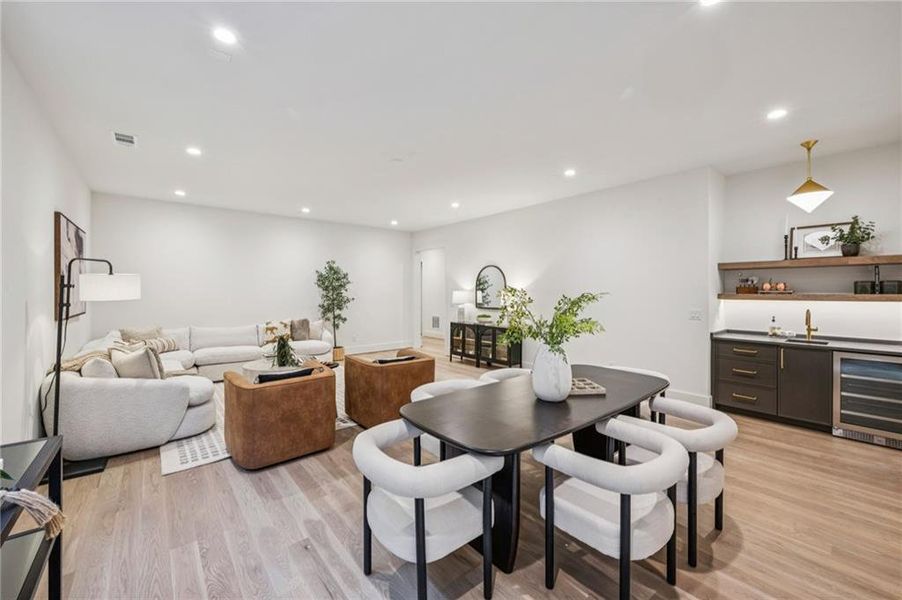 Furnished interior view inside a new home in , Atlanta (Image 13). Furnished interior view inside a new home in , Atlanta (Image 13).