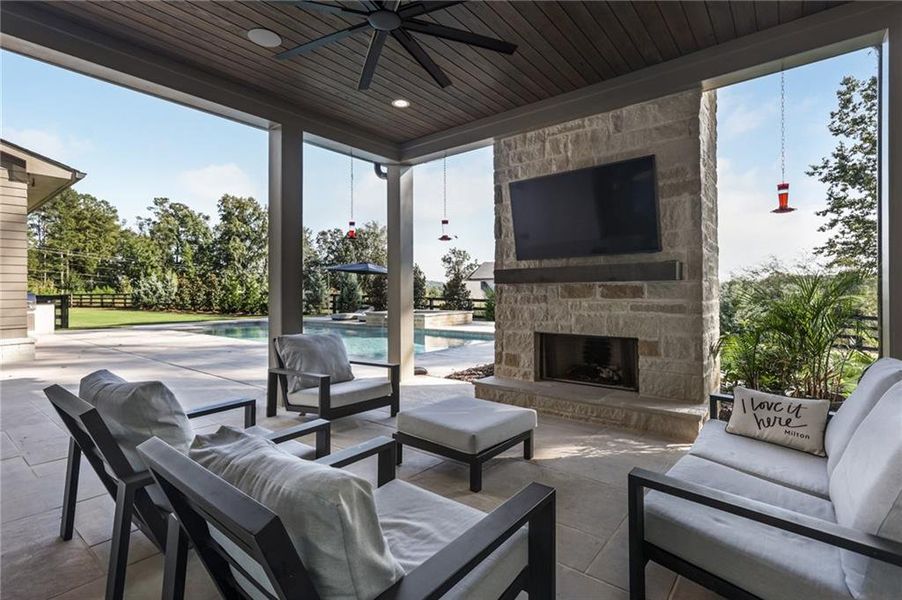 Furnished interior view inside a new home in , Milton (Image 17).
