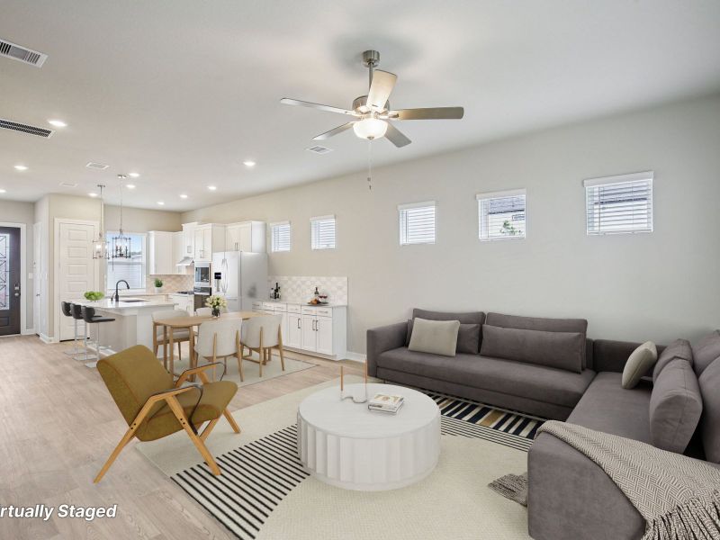 Furnished interior view inside a new home in Pinewood Trails - Luxe Series, Atascocita (Image 13).