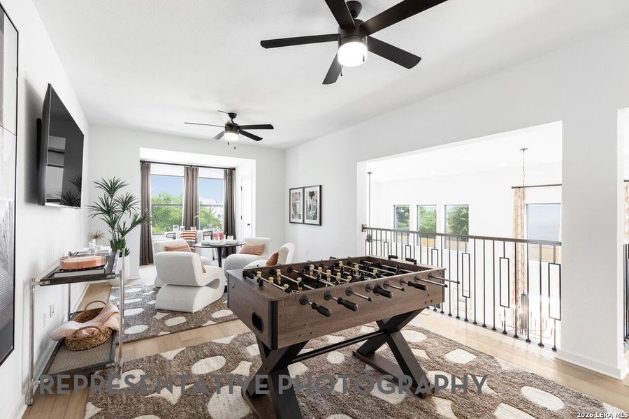 Furnished interior view inside a new home in Mont Blanc, Schertz (Image 8). Furnished interior view inside a new home in Mont Blanc, Schertz (Image 8).