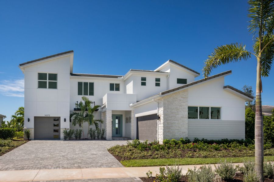 Representative exterior photo of a completed home built from the Palacio by Mattamy Homes in Tradition, Port St. Lucie, FL (Image 19). Representative exterior photo of a completed home built from the Palacio by Mattamy Homes in Tradition, Port St. Lucie, FL (Image 19).