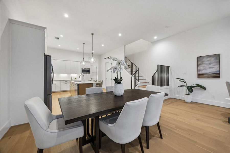 Furnished interior view inside a new home in , Houston (Image 7).