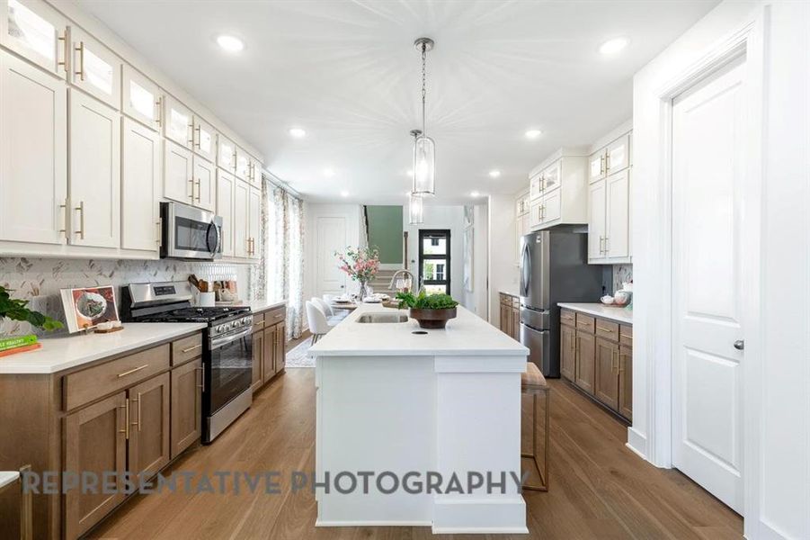 Furnished interior view inside a new home in Indigo: 40ft. lots, Richmond (Image 7). Furnished interior view inside a new home in Indigo: 40ft. lots, Richmond (Image 7).