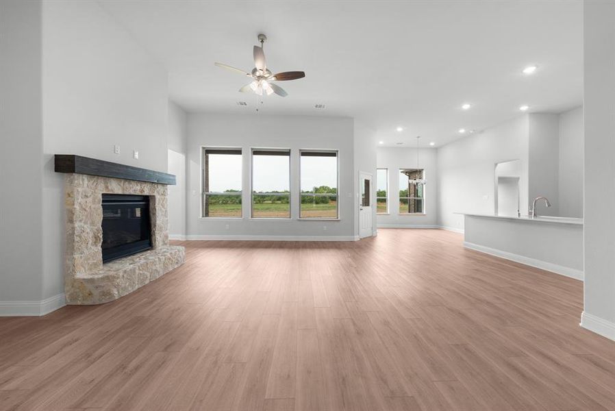 Spacious, unfurnished interior of a new home in Creekview Farms, Greenville (Image 15).