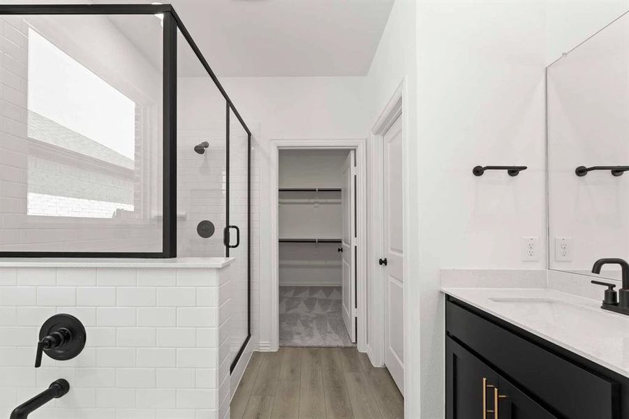 Furnished interior view inside a new home in Monticello Park, Princeton (Image 5). Furnished interior view inside a new home in Monticello Park, Princeton (Image 5).