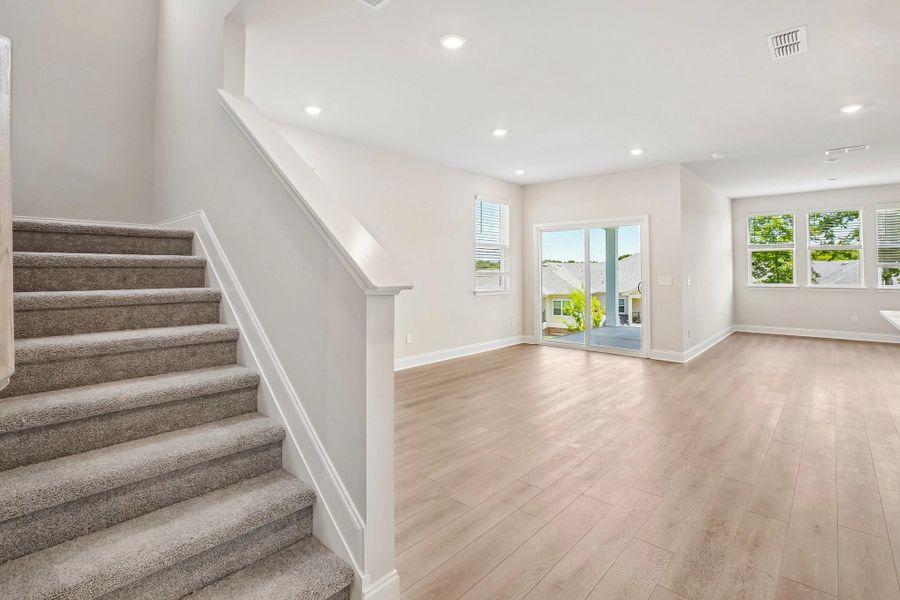 Carpeted Stairs