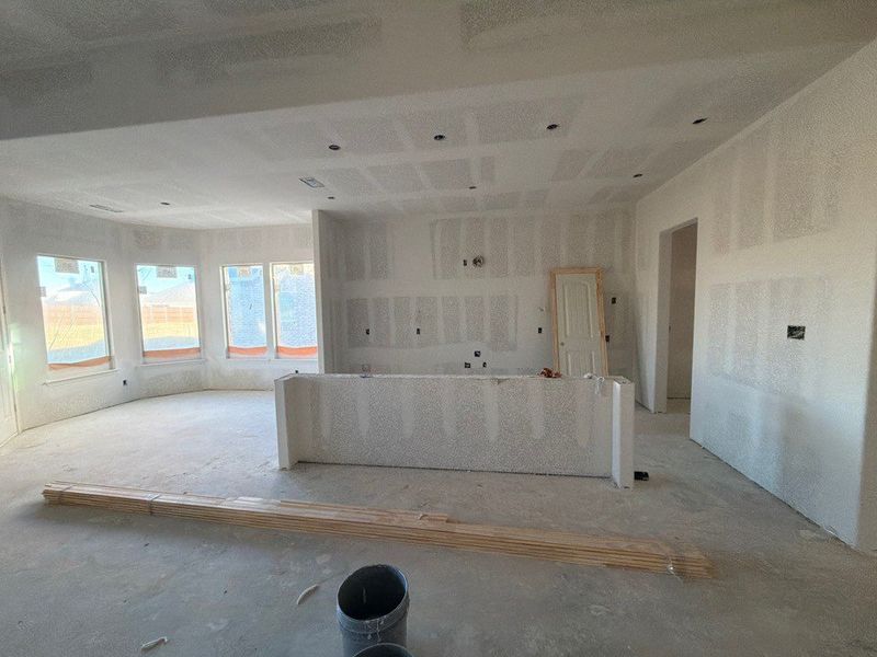 In-progress construction of a new home in Covenant Springs, Springtown, TX (Image 8).