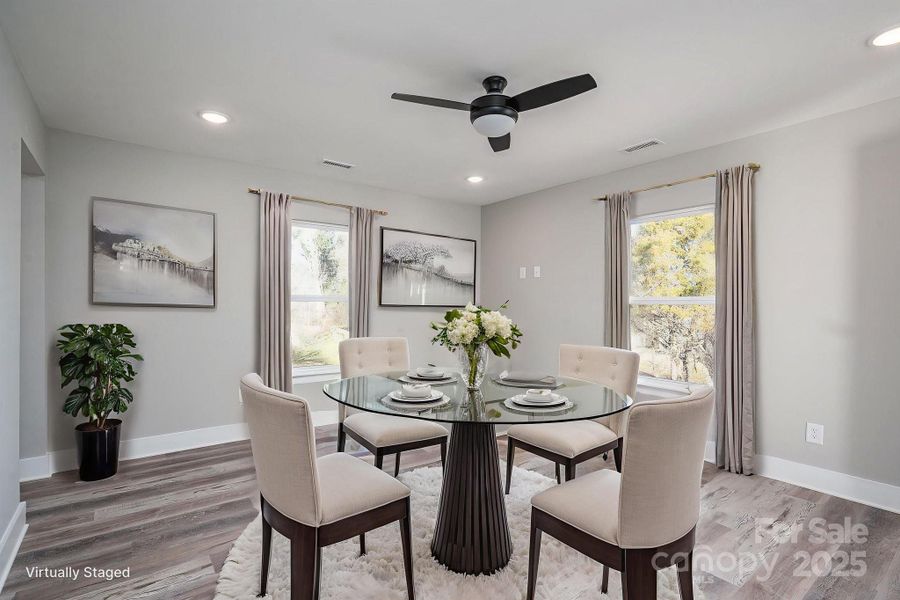 Furnished interior view inside a new home in , Denver (Image 8).