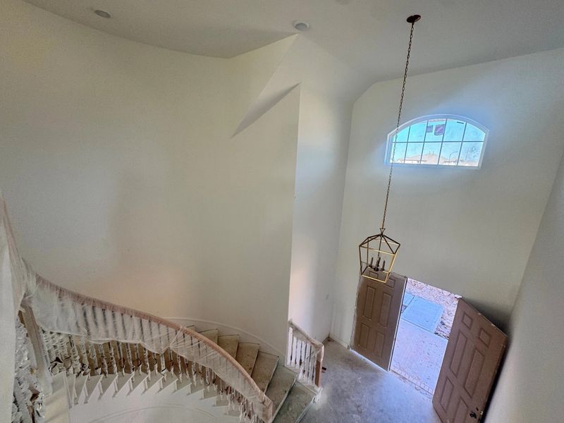 Construction Progress - overlook of entryway