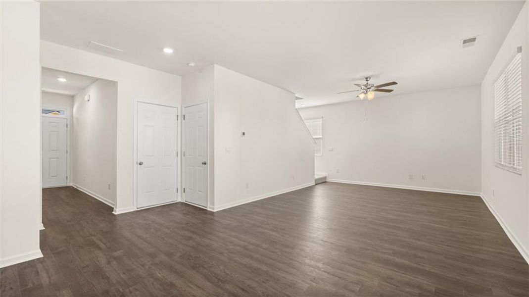 Spacious, unfurnished interior of a new home in The Reserve at Calcutta, Stockbridge (Image 27). Spacious, unfurnished interior of a new home in The Reserve at Calcutta, Stockbridge (Image 27).