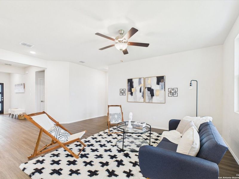 Furnished interior view inside a new home in Bricewood, San Antonio (Image 11).
