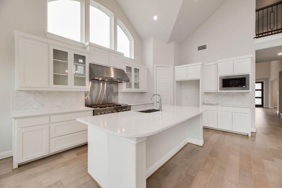 Furnished interior view inside a new home in Monterra, Fate (Image 15).