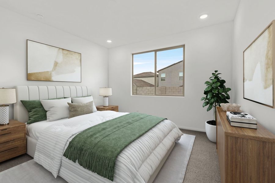 Furnished interior view inside a new home in Blackhawk, Tucson (Image 9).