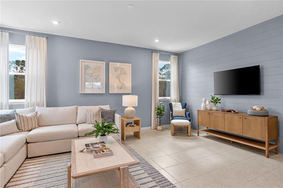 Furnished interior view inside a new home in , Westchase (Image 11).