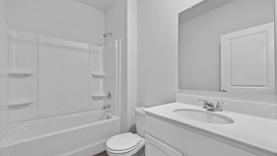 Representative furnished interior of a home built from the ARCHER-EXP by D.R. Horton in Lakeview at Kitfield, Moncks Corner (Image 12).