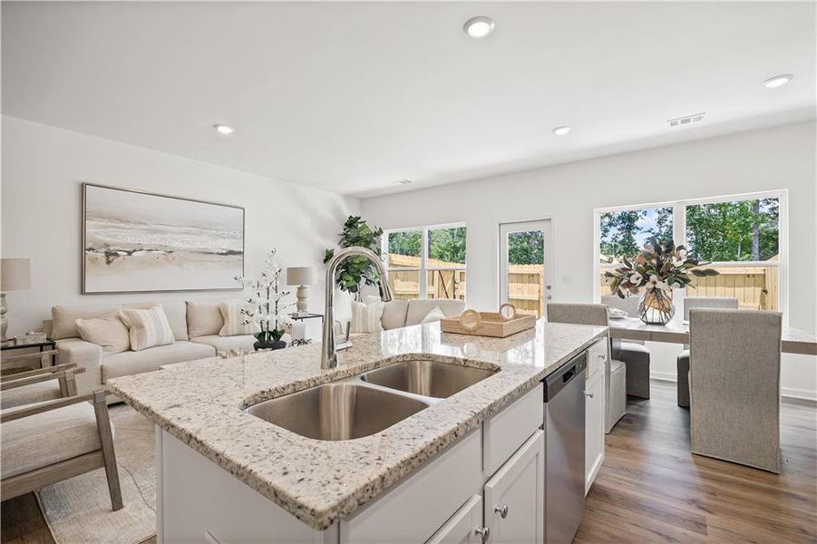 Furnished interior view inside a new home in Old Salem Crossing, Conyers (Image 18).