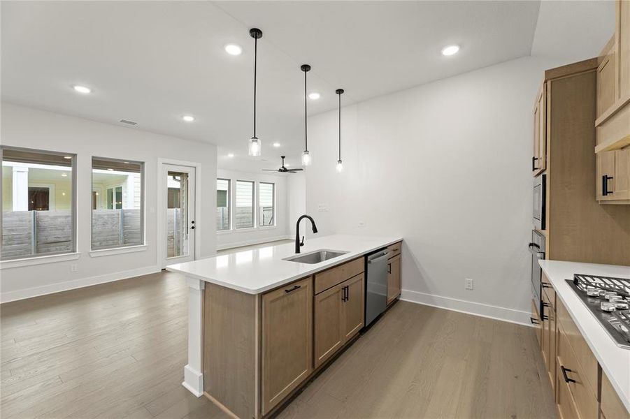 Furnished interior view inside a new home in Carriage Collection at Painted Tree, McKinney (Image 9). Furnished interior view inside a new home in Carriage Collection at Painted Tree, McKinney (Image 9).