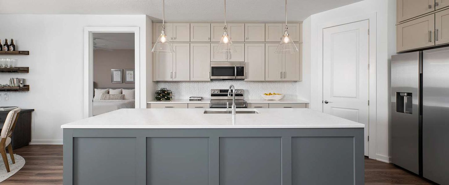 Representative furnished interior of a home built from the Badland II by Ashton Woods in Ardisia Park, New Smyrna Beach (Image 6).
