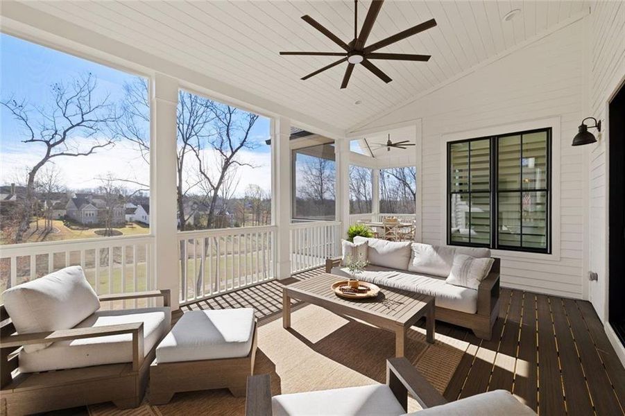 Exterior details and patio area of a home in , Dawsonville (Image 34).