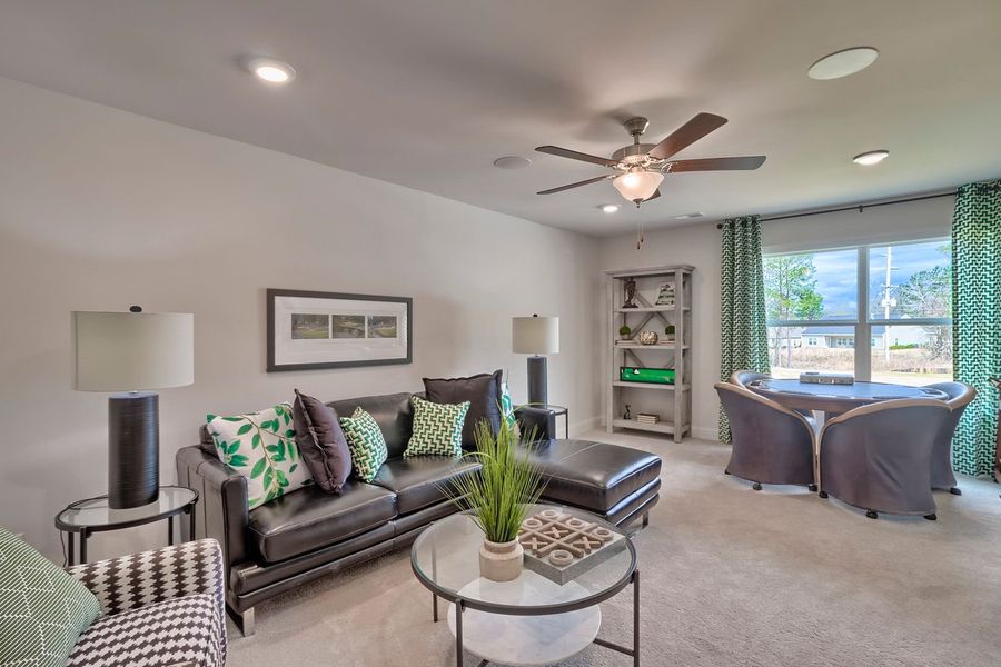 Furnished interior view inside a new home in Timberline Meadows, Sumter (Image 4).