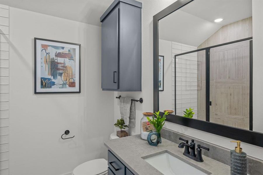 Furnished interior view inside a new home in East Village - Classic Series, Frisco (Image 6).