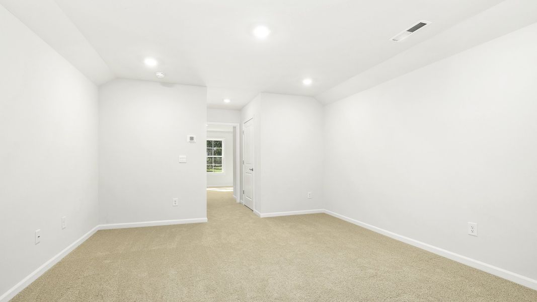 Representative unfurnished interior of a home built from the Clifton by D.R. Horton in The Villas at Kinsley, Jamestown (Image 20). Representative unfurnished interior of a home built from the Clifton by D.R. Horton in The Villas at Kinsley, Jamestown (Image 20).