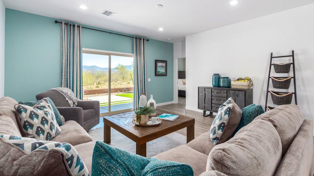 Furnished interior view inside a new home in Saguaro Bloom, Marana (Image 6).