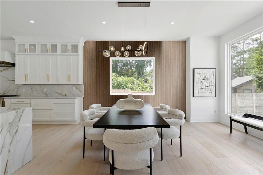 Furnished interior view inside a new home in , Atlanta (Image 46).