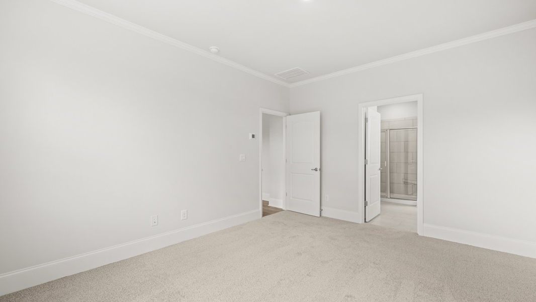 Representative unfurnished interior of a home built from the Caliborne by D.R. Horton in Hamptons at Riverwood North, Dallas (Image 23).
