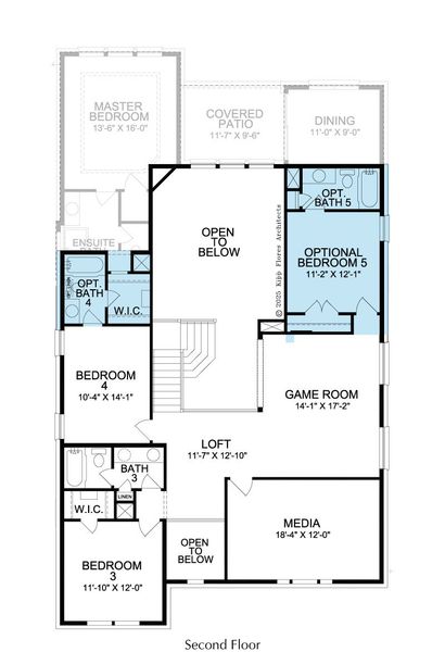 2D floor plan layout for the Sydney by Landon Homes in Fields - East Village, Frisco, TX (Image 26). 2D floor plan layout for the Sydney by Landon Homes in Fields - East Village, Frisco, TX (Image 26).