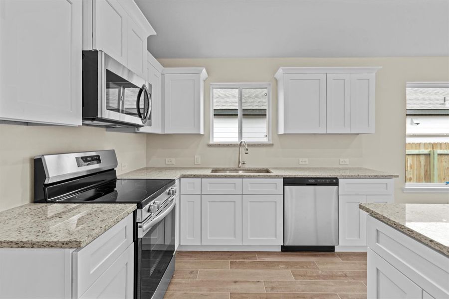 Furnished interior view inside a new home in Butler Farms, Liberty Hill (Image 7). Furnished interior view inside a new home in Butler Farms, Liberty Hill (Image 7).