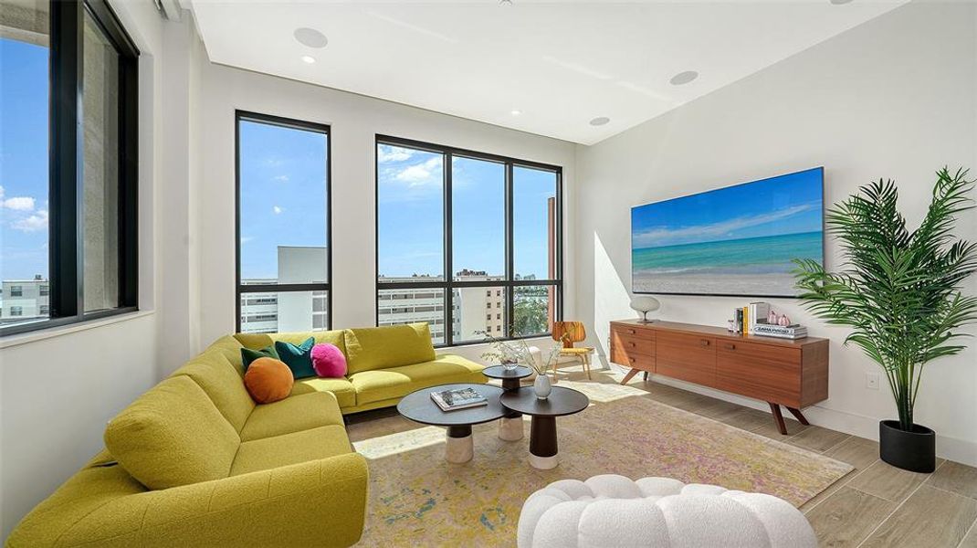 Furnished interior view inside a new home in , Sarasota (Image 27).