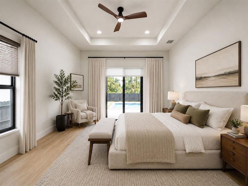 Furnished interior view inside a new home in , North Port (Image 17). Furnished interior view inside a new home in , North Port (Image 17).