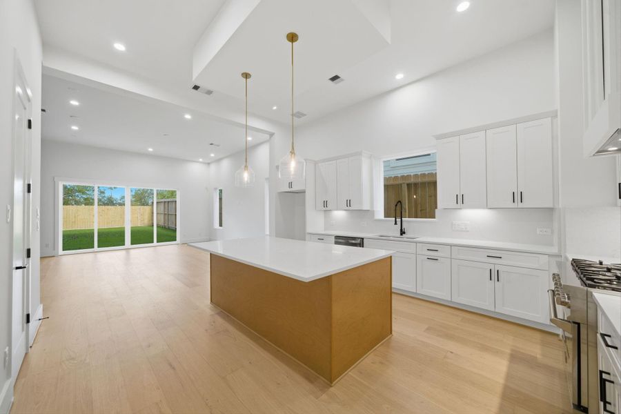 Furnished interior view inside a new home in , Houston (Image 6).