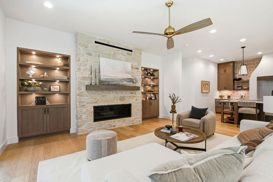Furnished interior view inside a new home in , Austin (Image 15).