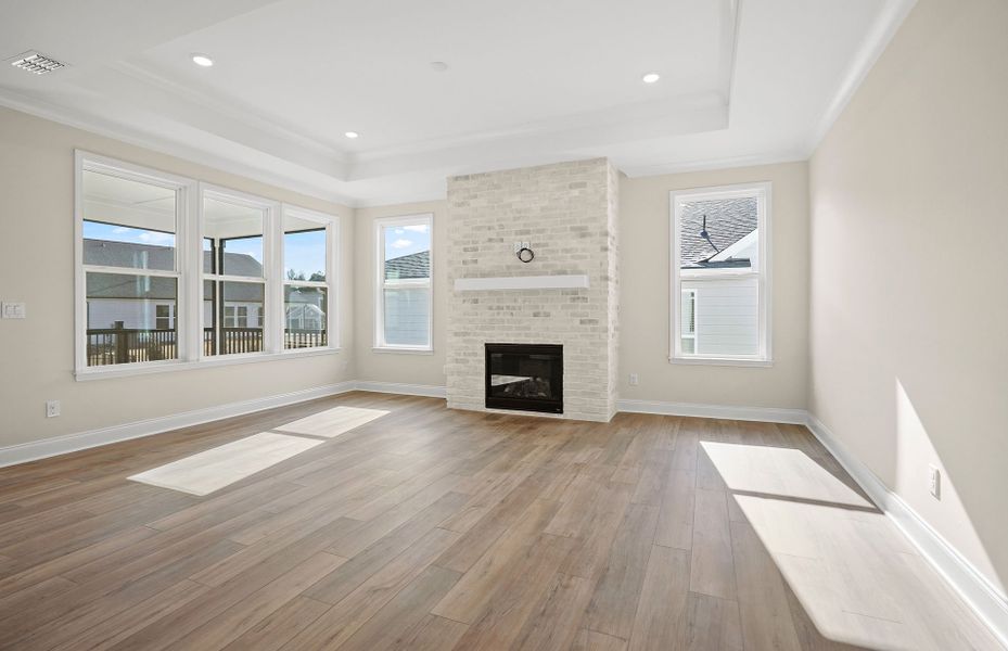 Spacious, unfurnished interior of a new home in Carolina Riverside, Belmont (Image 25).