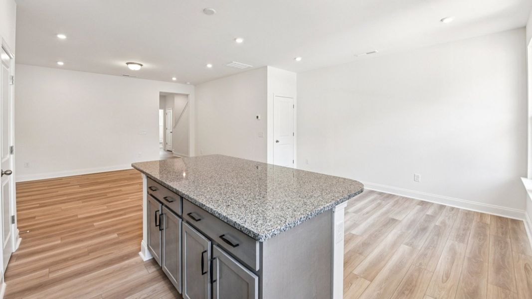 The Rochester Plan by DRB homes in Greenway Overlook, Charlotte NC - Kitchen