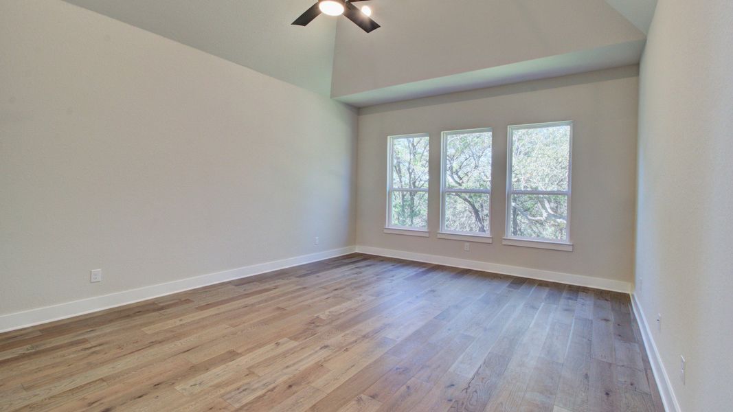 Furnished interior view inside a new home in Verandas at the Rim, San Antonio (Image 24). Furnished interior view inside a new home in Verandas at the Rim, San Antonio (Image 24).