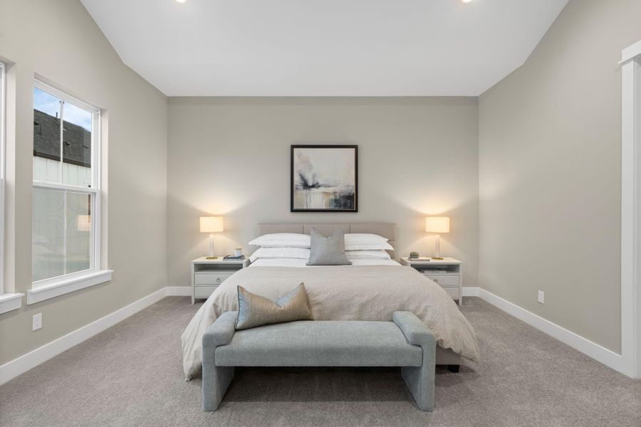 Furnished interior view inside a new home in , Houston (Image 24).