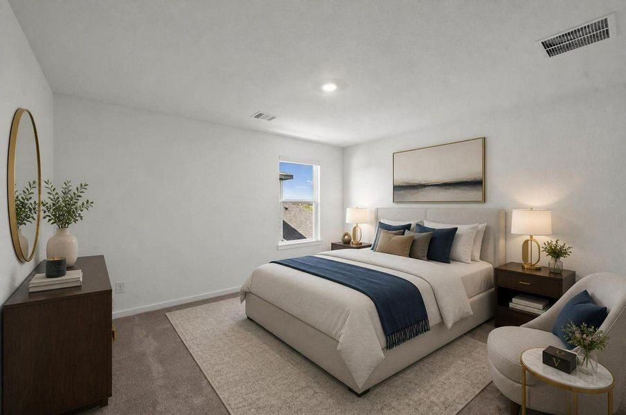 Bedroom. Virtually staged. Bedroom. Virtually staged.