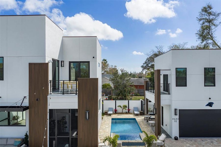 Exterior details and patio area of a home in , St. Petersburg (Image 44). Exterior details and patio area of a home in , St. Petersburg (Image 44).