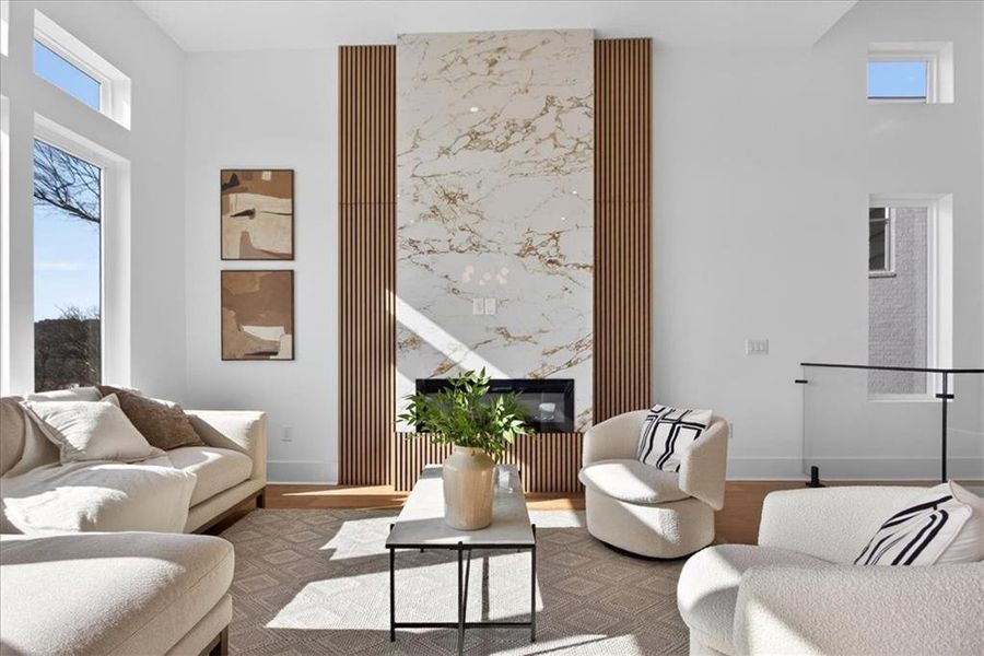 Furnished interior view inside a new home in , Canton (Image 12).