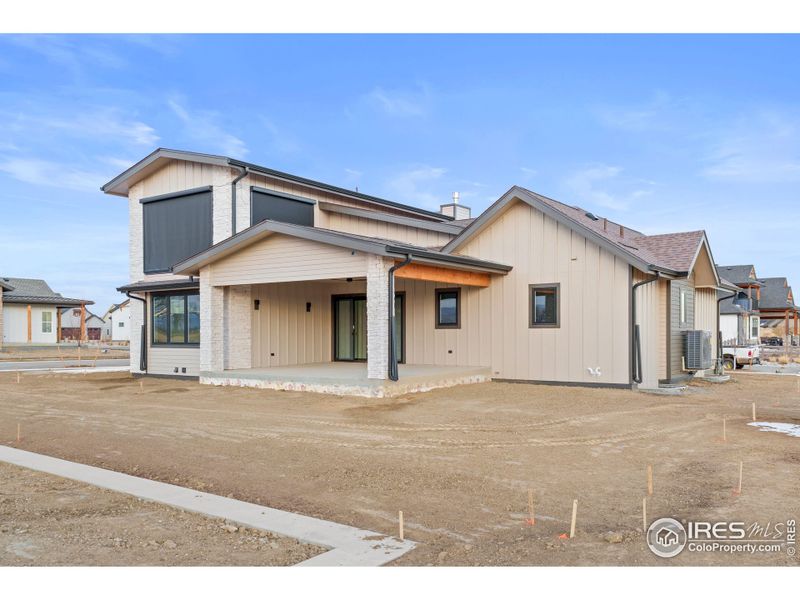 Exterior details and patio area of a home in , Berthoud (Image 22).