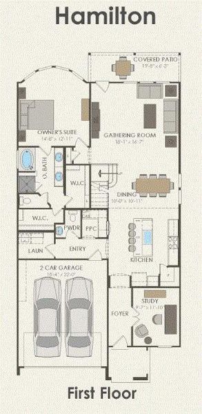 Pulte Homes, Hamilton floor plan