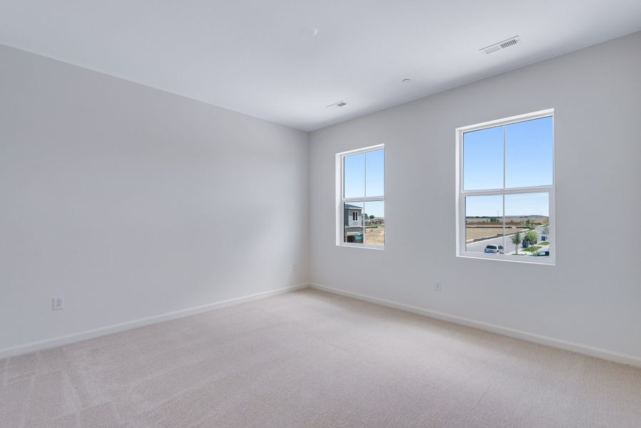Spacious, unfurnished interior of a new home in Reunion, Commerce City (Image 34). Spacious, unfurnished interior of a new home in Reunion, Commerce City (Image 34).