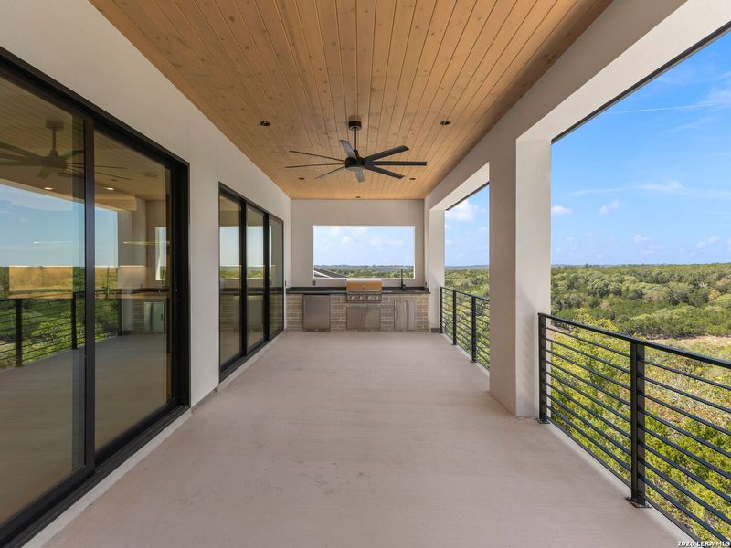 Exterior details and patio area of a home in , Boerne (Image 22).