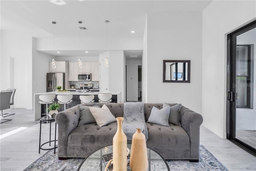 Furnished interior view inside a new home in , Port Charlotte (Image 36).