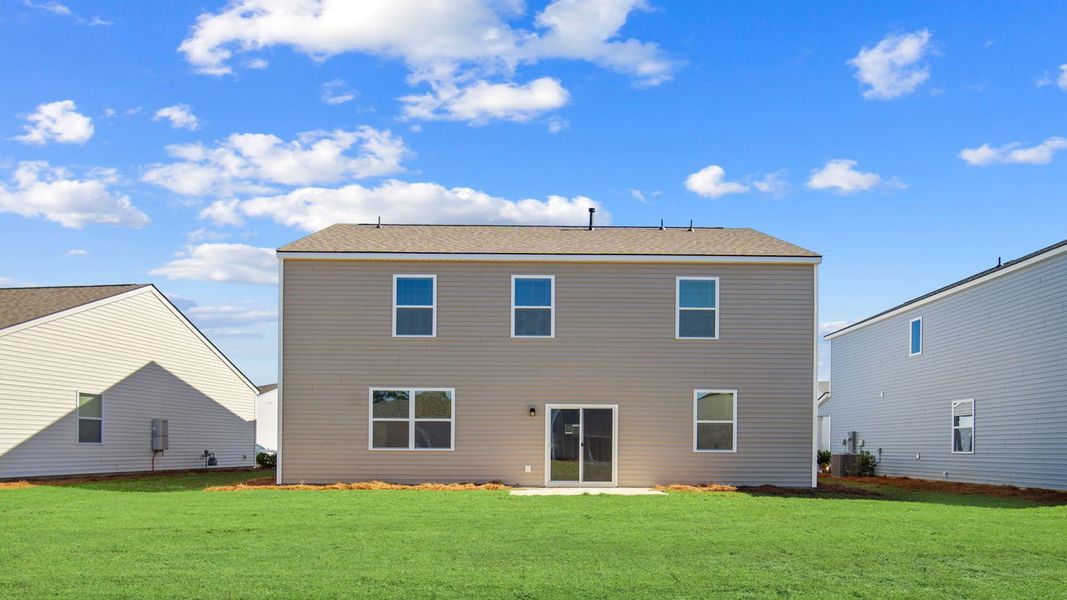 Exterior details and patio area of a home in The Retreat at East Argent, Ridgeland (Image 4). Exterior details and patio area of a home in The Retreat at East Argent, Ridgeland (Image 4).