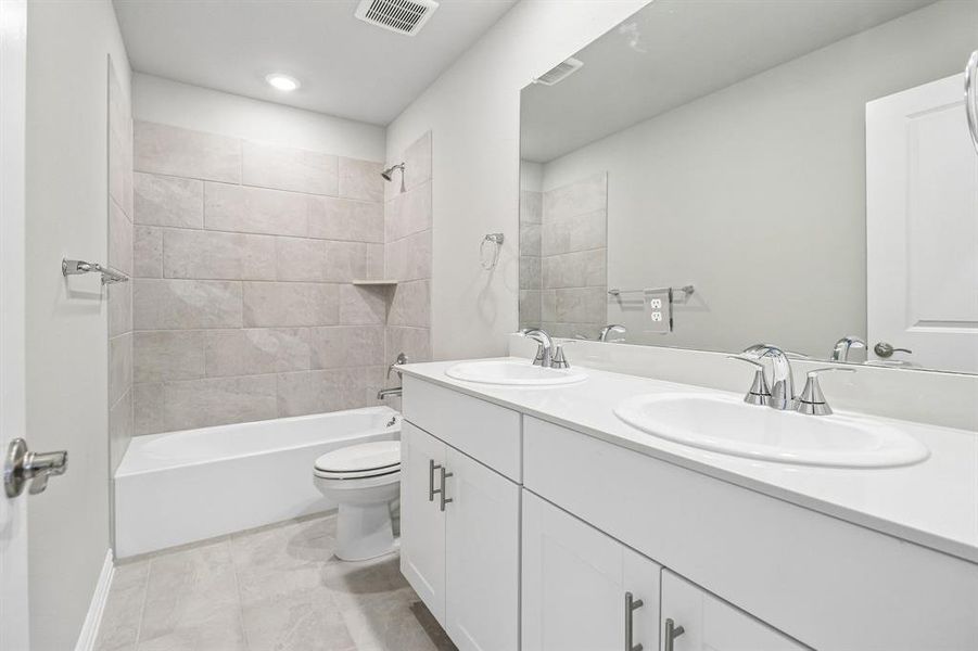 Photo is not of the actual home, but is an inspirational photo of builder’s model home and may depict options, furnishings, and/or decorator features that are not included.