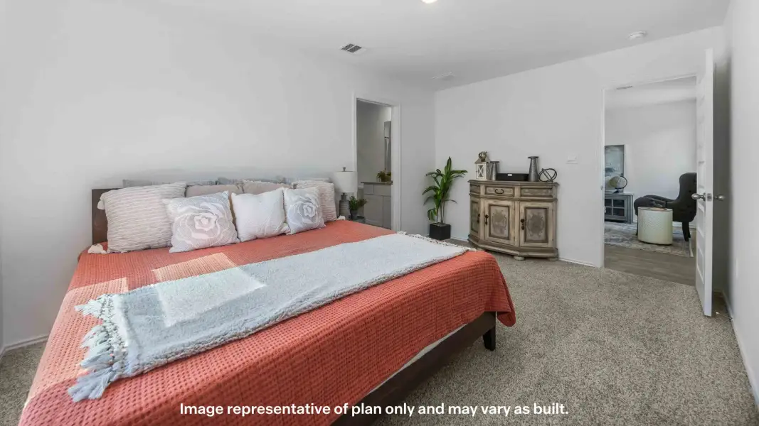 Representative furnished interior of a home built from the The Axis by D.R. Horton in Pari Estates, Lubbock (Image 12).